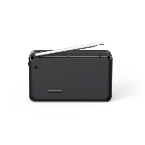 Akai Φορητό ρετρό ραδιόφωνο mini APR-300BK Μαύρο FM/AM, Bluetooth, USB, microSD