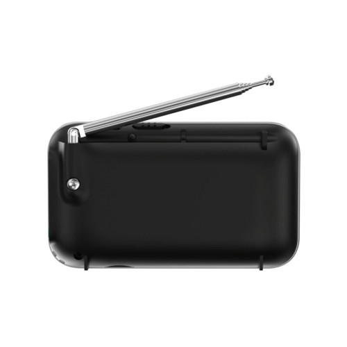 Akai Φορητό ραδιόφωνο APR-500BK Μαύρο με Bluetooth, USB, TF, REC, έξοδο ακουστικών και οθόνη-2.5W