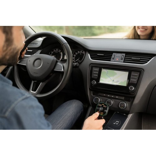 Akai Transmitter αυτοκινήτου FMT-54T FM με Bluetooth V5.0, LED, QC3.0, Hands-Free