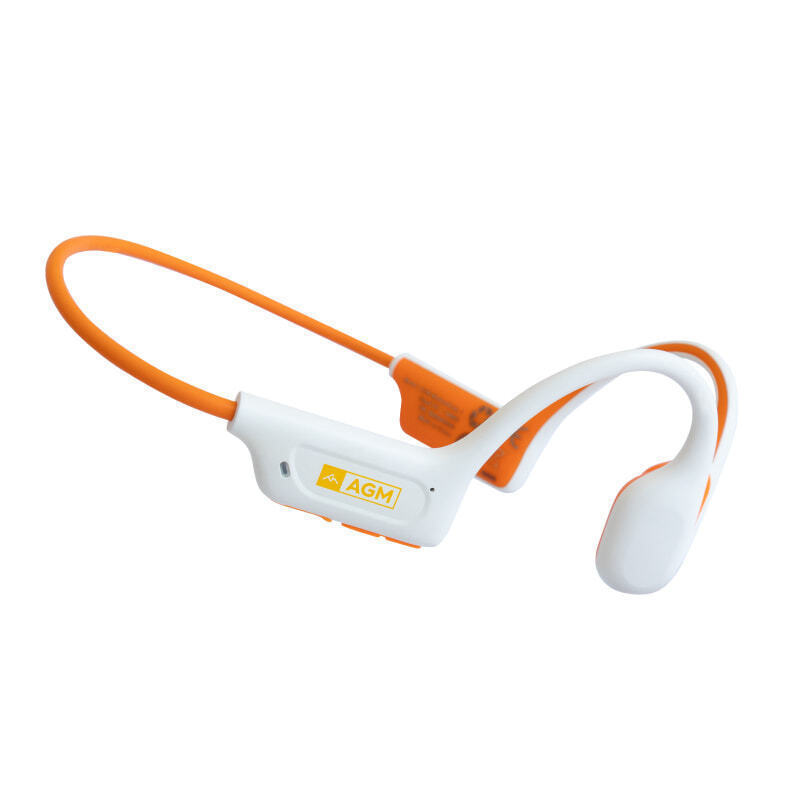 AGM Ασύρματα Ακουστικά -Motion Buds 1 Open Ear Bluetooth 5.2, IP68, USB Type-C, Πορτοκαλί