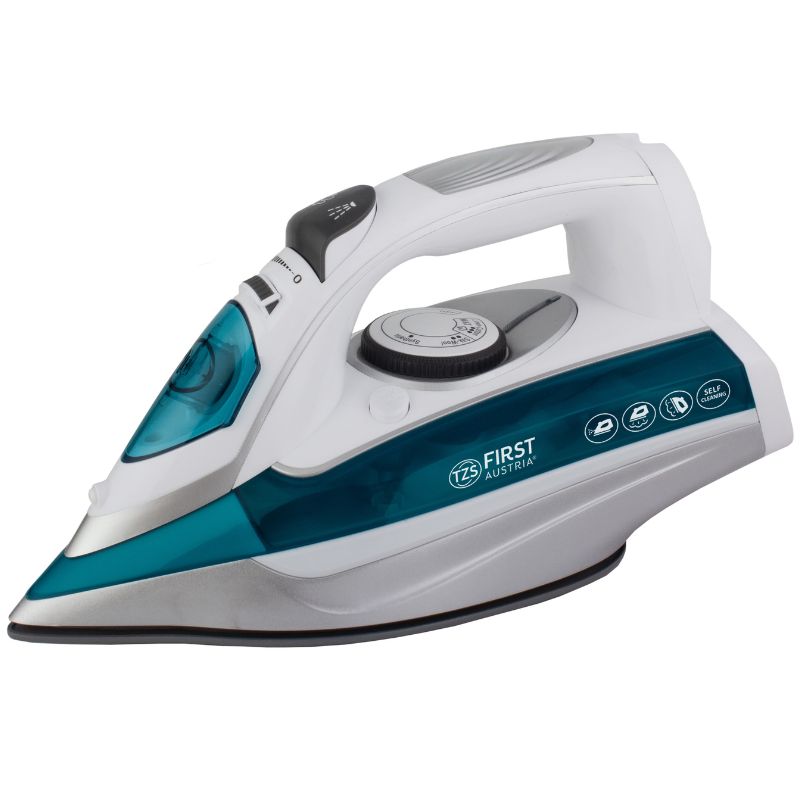  First Austria FA-5627-4-GN Άσπρο/Μπλε Ατμοσίδερο με κεραμική πλάκα 450 ml, 3100 W - 199205-0031