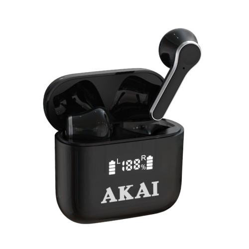  Akai BTE-J101 Μαύρα Ασύρματα Bluetooth in-ear ακουστικά - 110591-0003