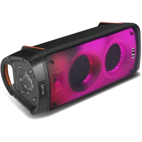  Akai Party Box 810 Φορητό Bluetooth party speaker με LED, TWS για σύνδεση με δεύτερο και υποδοχή για μικρόφωνο και όργανο - 50W RMS - 110582-0105