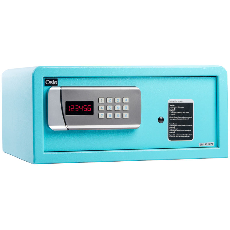  Osio OSB-2043BU Χρηματοκιβώτιο με ηλεκτρονική κλειδαριά 43 x 38 x 20 cm - 100452-0008