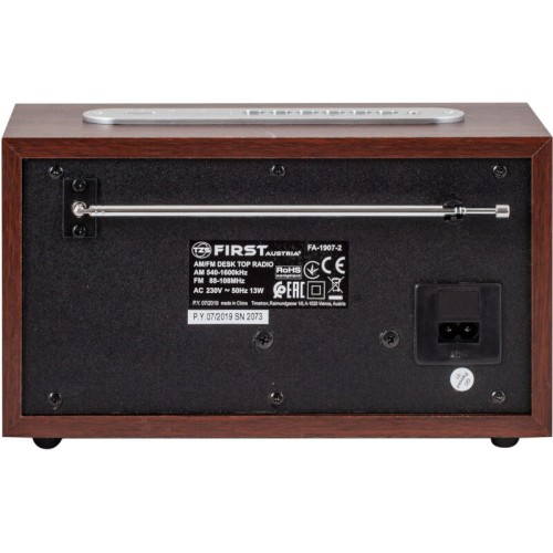  First Austria FA-1907-2 Αναλογικό ραδιόφωνο με USB, κάρτα SD και Aux-In - 19983-0049