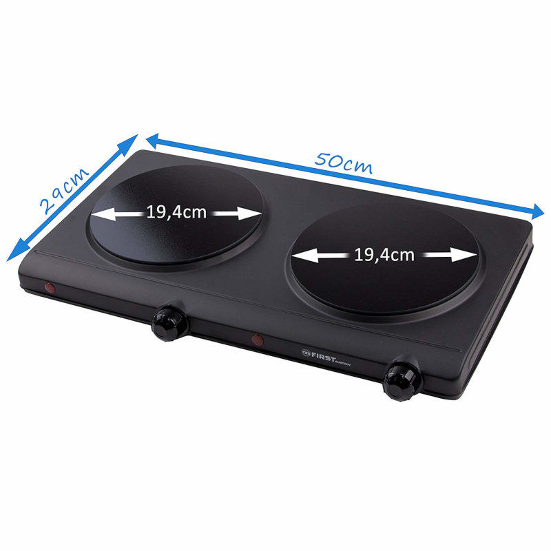  First Austria FA-5096-2 Διπλή υπέρυθρη κεραμική εστία 2500 W - 199194-0013