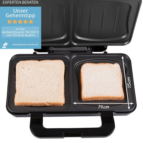  First Austria FA-5337-5 Τοστιέρα για 2 μεγάλα τοστ 900 W - 199199-0024