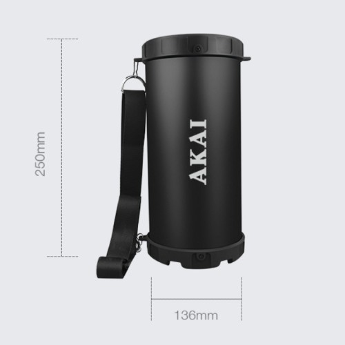  Akai ABTS-11B Φορητό ηχείο Bluetooth με ραδιόφωνο USB, Aux-In και κάρτα SD - 10W - 110582-0011