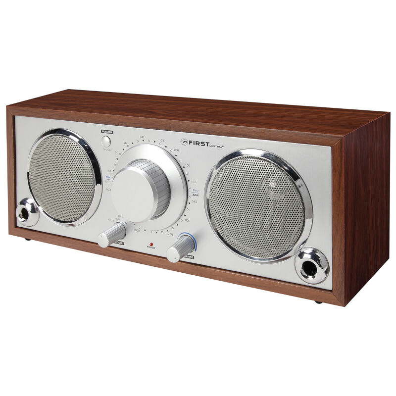  First Austria FA-1907-1 Επιτραπέζιο αναλογικό στερεοφωνικό ραδιόφωνο με Aux-In - 20 W - 19983-0003