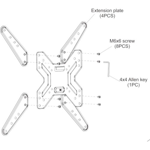  Osio OSM-7836 Βάση τηλεόρασης 17