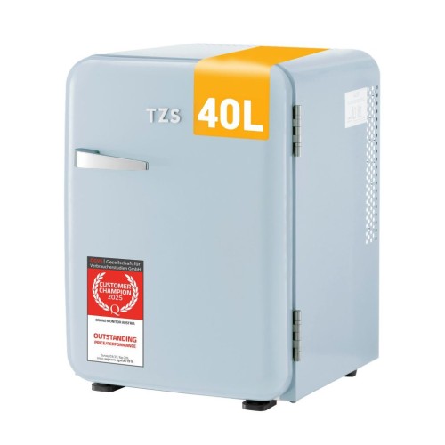 First Austria Μονόπορτο Ψυγείο Mini FA-5172-3-BL Γαλάζιο,Αθόρυβο,Ρετρό, 40L