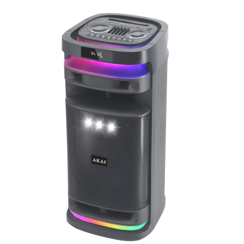 Akai Φορητό Ηχείο Sonic X12 100W με Bluetooth 5.3, FM, TWS & Ασύρματο Μικρόφωνο