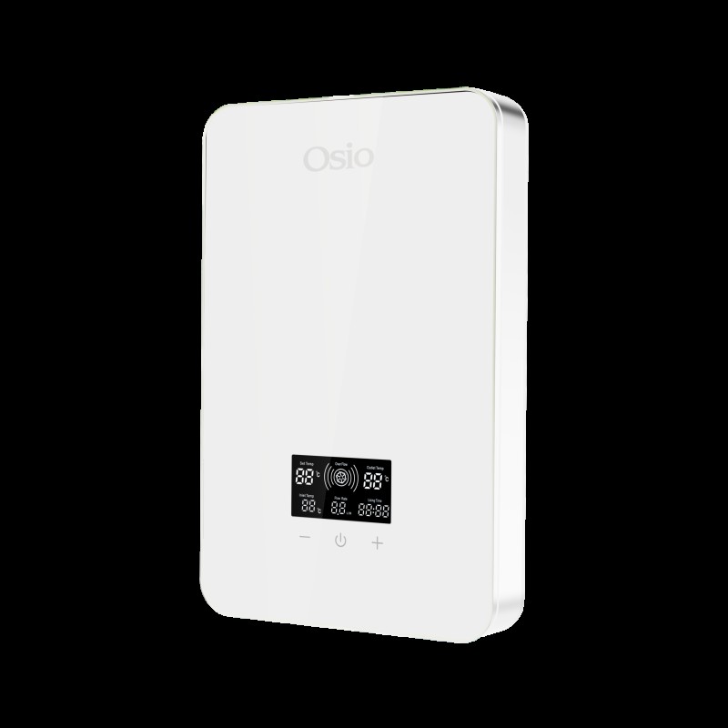 Osio Ηλεκτρικός Ταχυθερμαντήρας Τοίχου OHF-2880W για Μπάνιο Λευκός 8,5kW με Ψηφιακή Οθόνη