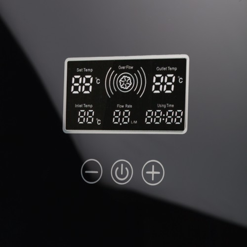 Osio Ηλεκτρικός Ταχυθερμαντήρας Τοίχου  OHF-2890B Για Μπάνιο  8,5 kW με Ψηφιακή Οθόνη Μαύρος