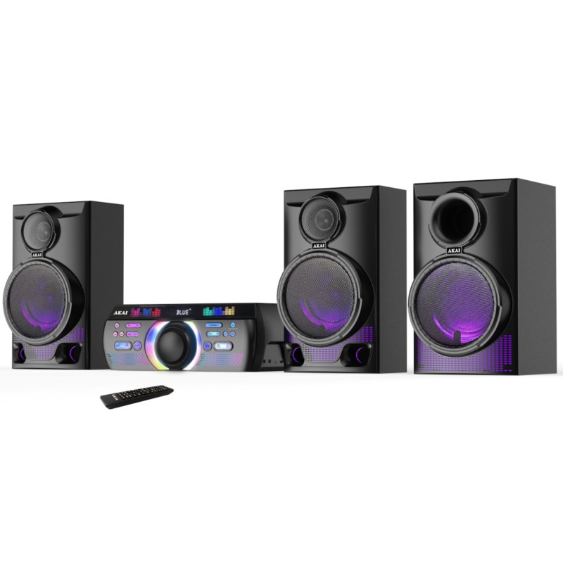 Akai AKAI Trinitone Sound Fusion System 3.1 Ηχοσύστημα Home Entertainment με Bluetooth 5.0, 180W RMS