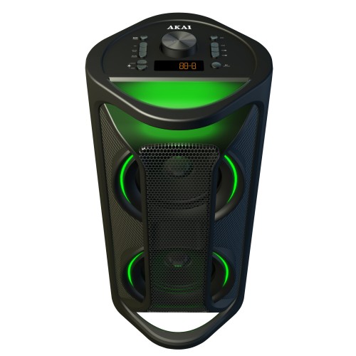 Akai AKAI Party Speaker 200 Φορητό Ηχείο Bluetooth με LED & TWS, 40W RMS, 2×5″