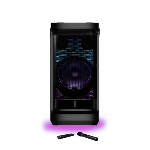 Akai AKAI DJ-BY6L Φορητό Party Speaker με Μπαταρία & DiscoBall Lights, Bluetooth 5.0, 12″ Woofer, 150W RMS