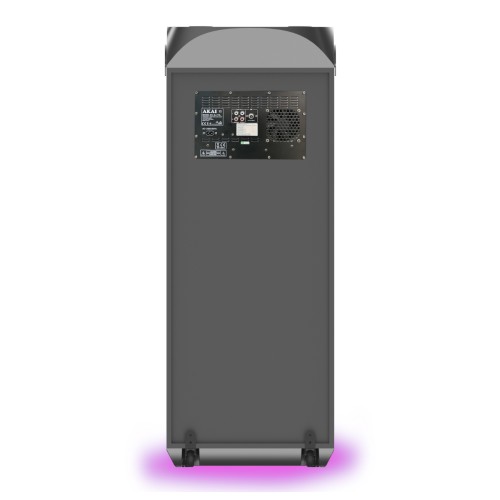 Akai AKAI DJ-Y9L Φορητό Party Speaker με Bluetooth & DiscoBall Lights, 600W RMS, 12″ Subwoofer