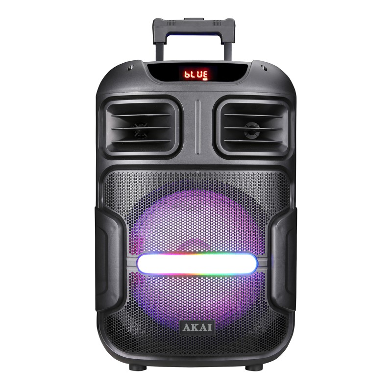 Akai AKAI ABTS-X5 Fusion Φορητό Ηχείο Party με Τρόλεϊ 50W RMS, Bluetooth 5.0/TWS, USB/TF/AUX, FM, Ασύρματο Μικρόφωνο