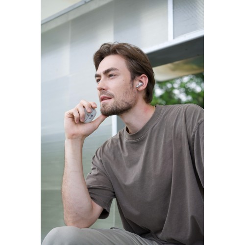 AGM AGM Buds 5 – Ακουστικά Bluetooth 5.4 με 13mm Dual Speakers, ANC/ENC & Touch Control, IPX4, Μπεζ