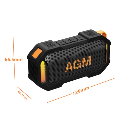 AGM AGM Mag Rock – Μαγνητικό Αδιάβροχο Ηχείο Bluetooth 8W με RGB Φωτισμό (IPX7)