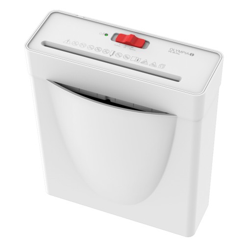 Olympia Olympia PS 36 Pro (2722) – Καταστροφέας Εγγράφων για 6 Φύλλα με Κάδο 8,1L, Λευκός