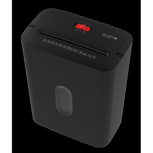 Olympia Olympia PS 54 CC Pro (2725) Καταστροφέας Εγγράφων Cross Cut P-4 8 Φύλλα, Κάδος 15L, Μαύρος