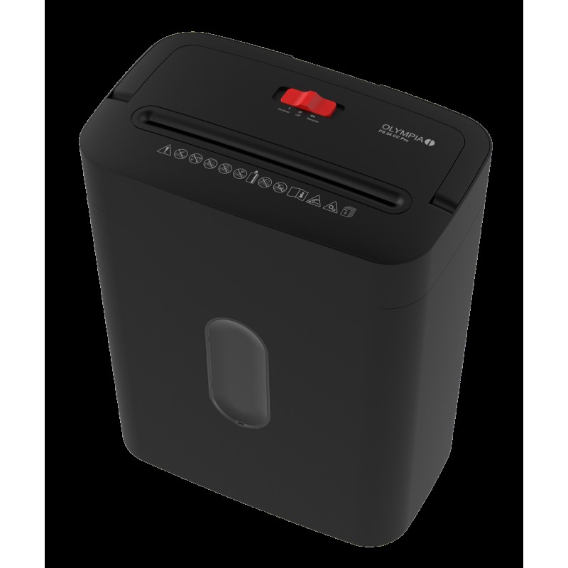 Olympia Olympia PS 54 CC Pro (2725) Καταστροφέας Εγγράφων Cross Cut P-4 8 Φύλλα, Κάδος 15L, Μαύρος