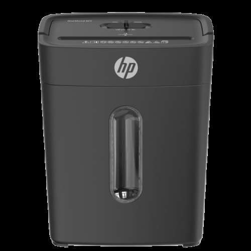 HP HP OneShred 6CC (2800) – Καταστροφέας Εγγράφων P-4 Σταυρωτής Κοπής για 6 Φύλλα με Κάδο 14L (Μαύρος, 230W)