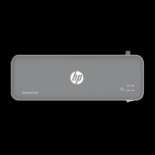 HP HP OneLam 270 A4 (3167) – Πλαστικοποιητής A4 270mm/min για Θερμή Πλαστικοποίηση με Φύλλα 80–125 micron (Γκρι/Λευκός)