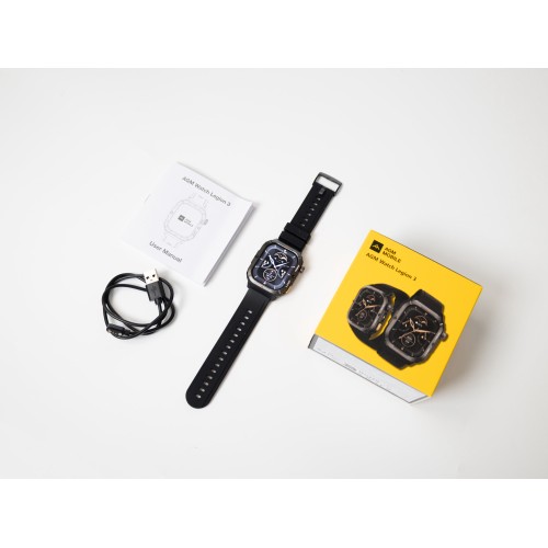 AGM AGM Legion 3 – Rugged Smartwatch AMOLED 1.95” με 5ATM/IP68 (50m), Bluetooth Κλήσεις & Φακό LED (500mAh)