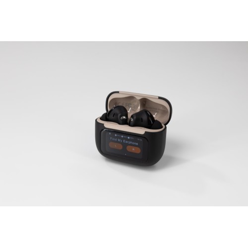 AGM AGM Buds 9 – Ακουστικά Bluetooth 5.4 με ANC έως -25dB & Smart Θήκη με Οθόνη Αφής, IPX4, Μαύρο