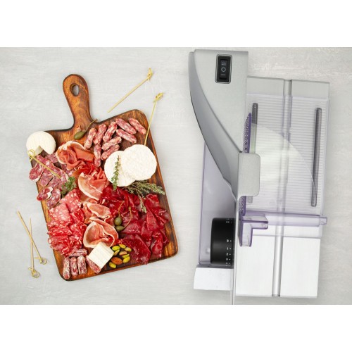 First Austria First Austria FA-5110-3 – Κόφτης Αλλαντικών, Τυριών & Ψωμιού 120W με Ρυθμιζόμενο Πάχος 0–20mm (Λάμα Inox 170mm)