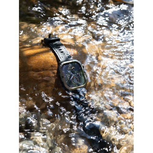 AGM Agm Λουράκι Μαύρο για Legion 3 Smartwatch 22mm