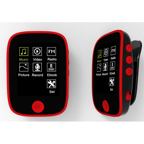 Osio Mini Multimedia Player SRM-8080R 8GB με Οθόνη 1.8