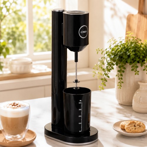 Osio Επιτραπέζιο Μίξερ Φραπέ OMC-2220BL100W με Δοχείο 450ml (Μαύρο)