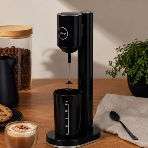 Osio Επιτραπέζιο Μίξερ Φραπέ OMC-2220BL100W με Δοχείο 450ml (Μαύρο)