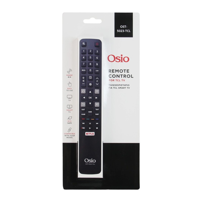 Osio Osio OST-5023-TCL – Τηλεχειριστήριο Τηλεόρασης για TCL (Universal)