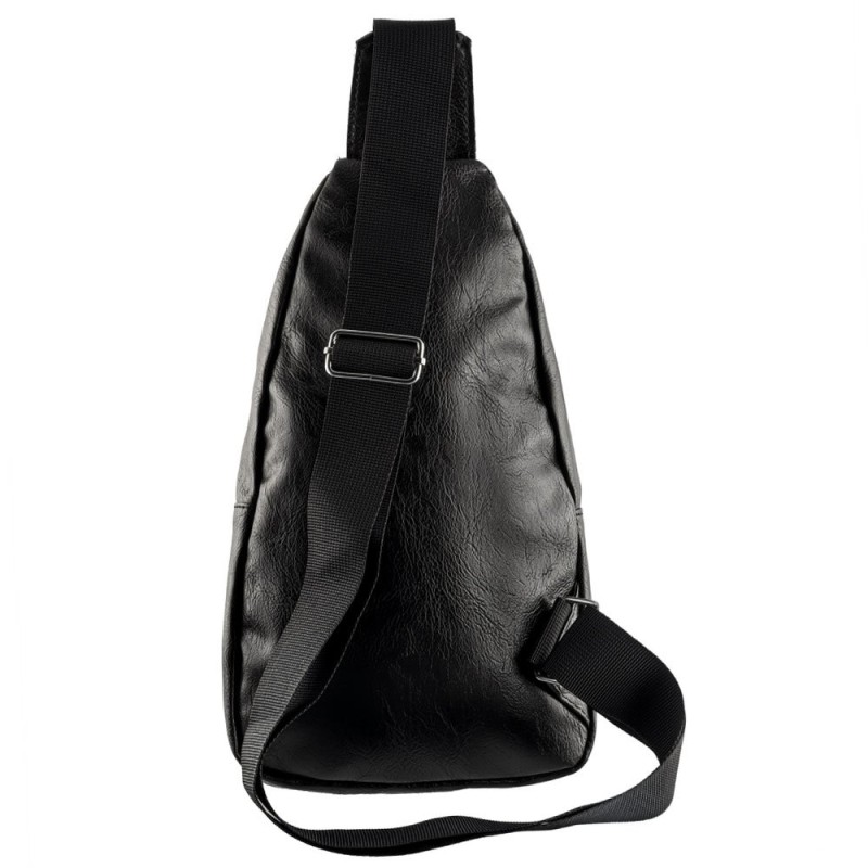 NSP  Nsp N121 Force Δερμάτινο Τσαντάκι Crossbody 5.7L (Μαύρο) (8387821)