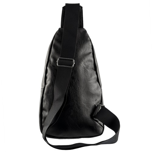 NSP  Nsp N121 Force Δερμάτινο Τσαντάκι Crossbody 5.7L (Μαύρο) (8387821)