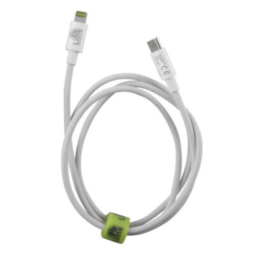 Lime Lime LBCL01 Ανθεκτικό Πλεκτό Καλώδιο Lightning σε USB-C 30W, 1m Λευκό (8368844)