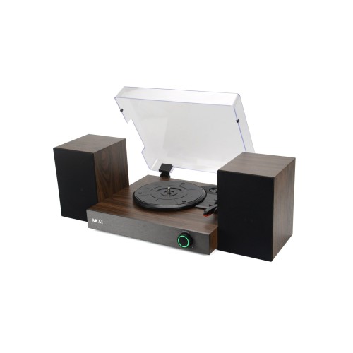 Akai Akai ATT-200SP – Πικάπ με Εξωτερικά Ηχεία 2×10W, Bluetooth 5.4 & 3 Ταχύτητες 33/45/78 RPM