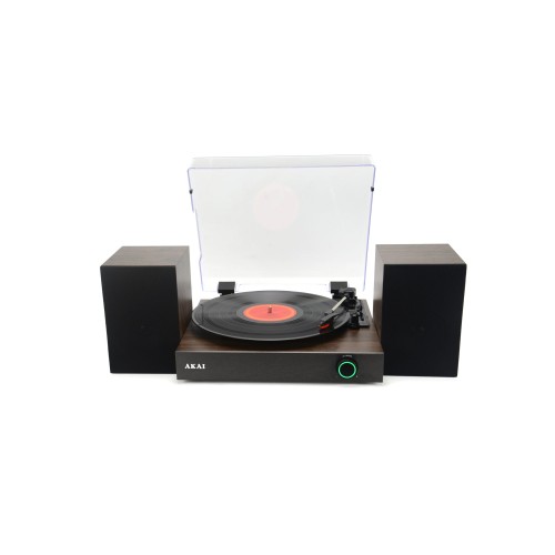 Akai Akai ATT-200SP – Πικάπ με Εξωτερικά Ηχεία 2×10W, Bluetooth 5.4 & 3 Ταχύτητες 33/45/78 RPM