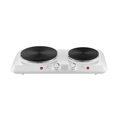 First Austria First Austria FA-5083-5-WI Διπλή ηλεκτρική εστία κουζίνας 2500W (Λευκό)