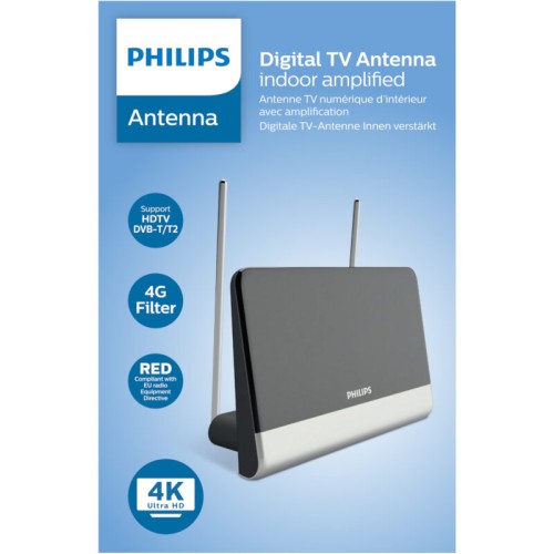 Philips Κεραία Τηλεόρασης Εσωτερικού Χώρου SDV6222/GRS (1150301-0002)