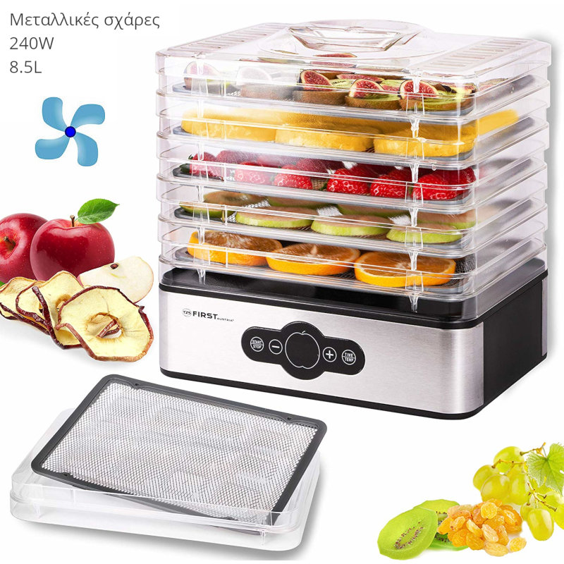 First Austria Ψηφιακός Αποξηραντής Τροφίμων FA-5126-6 (199229-0011)