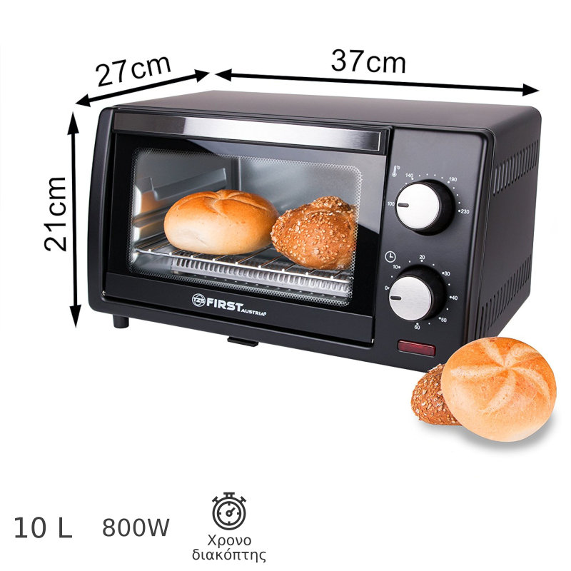 First Austria Φουρνάκι Χαλαζία με Χρονοδιακόπτη FA-5041-2(199195-0015)