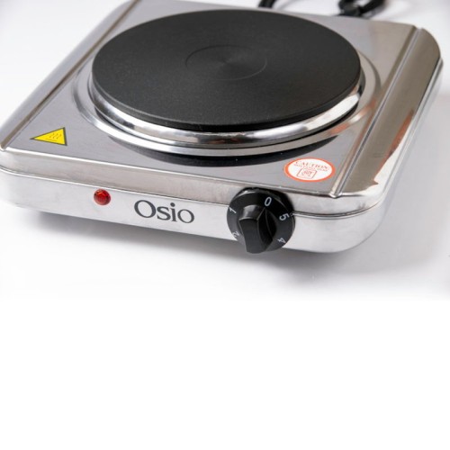 Osio Μονή Ηλεκτρική Εστία OHP-2418 Inox (1120194-0002)