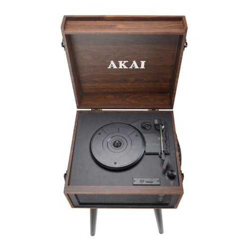 Akai Πικάπ ATT-101 BT (110584-0042) Βαλιτσάκι Πικάπ με Bluetooth και Ενσωματωμένα Ηχεία