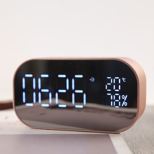 Akai Akai ABTS-S2 GD Ξυπνητήρι και ηχείο Bluetooth με Aux-In, micro SD, ραδιόφωνο, USB για φόρτιση / μουσική – 6W - 1105221-0007